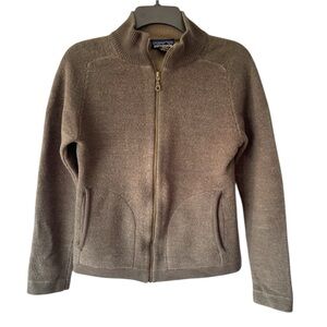 NWOT Patagonia Gray 100% Wool Full-Zip Sweater Jacket SZ XS